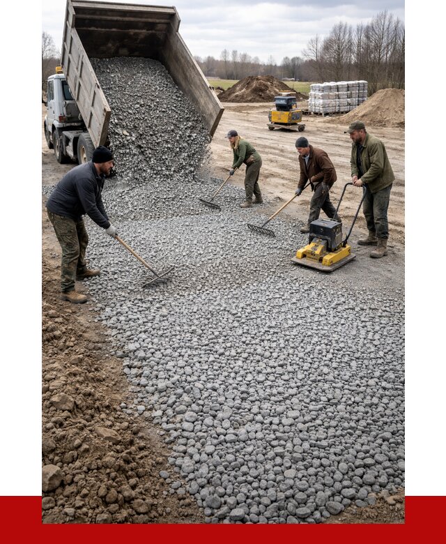Устройство щебеночной подушки в Благовещенске от 4571 р. ПРОНЕРУДБгн